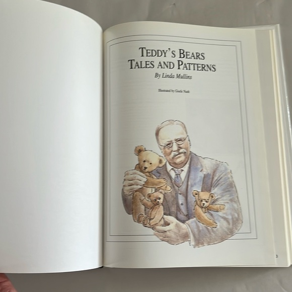 NWT Teddy’s Bears Tales & Patterns Hardcover BOOK Linda Mullins Patriotic 1997 - Picture 4 of 17
